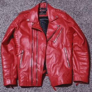 Men's sheepskin leather jeacket